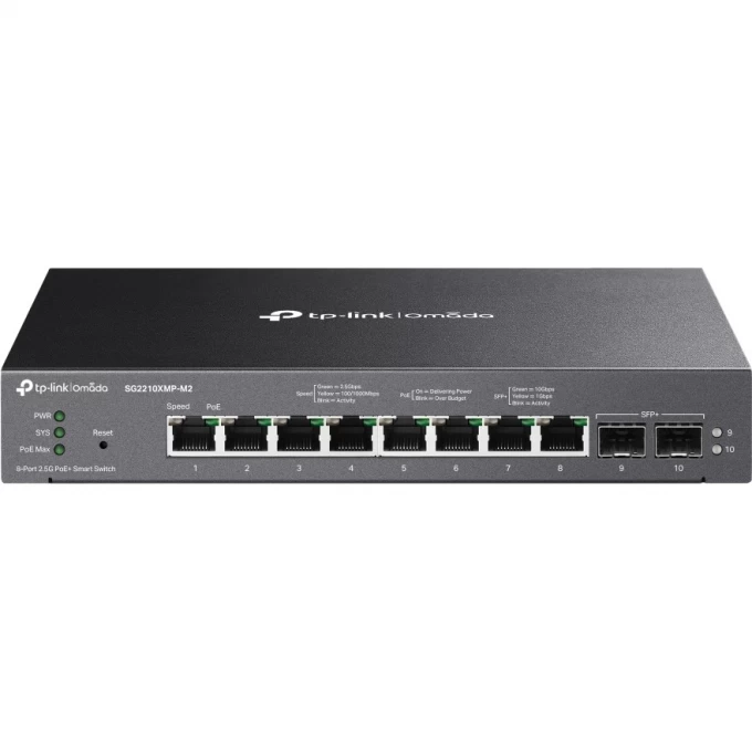 Коммутатор TP-LINK SG2210XMP-M2 Коммутатор TP-LINK SG2210XMP-M2