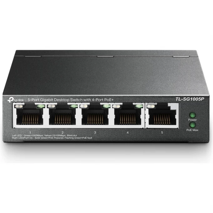Коммутатор TP-LINK TL-SG1005P Коммутатор TP-LINK TL-SG1005P