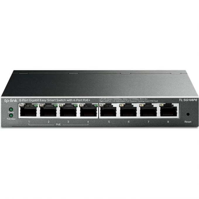 Коммутатор TP-LINK TL-SG108PE Коммутатор TP-LINK TL-SG108PE