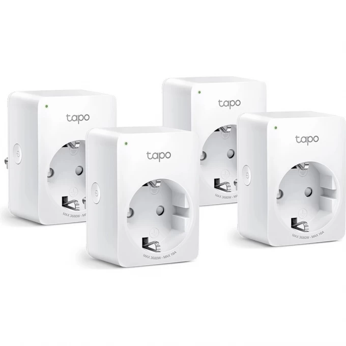 Умная Wi-Fi розетка TP-LINK TAPO P110 (4-pack) Tapo P110(4-pack) Умная Wi-Fi розетка TP-LINK TAPO P110 (4-pack) Tapo P110(4-pack)
