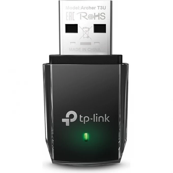 USB-адаптер TP-LINK мини с MU-MIMO Archer T3U USB-адаптер TP-LINK мини с MU-MIMO Archer T3U